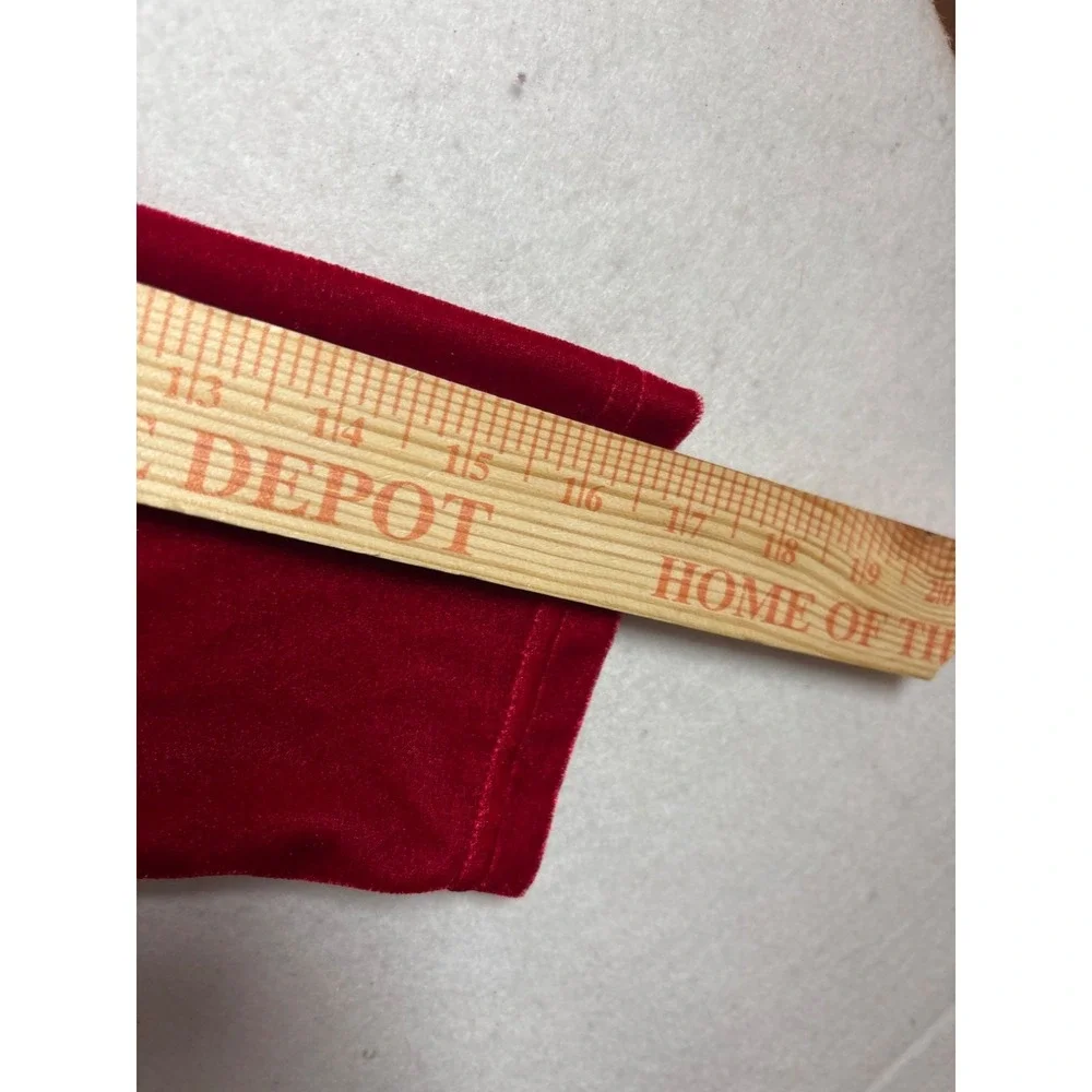 Candie's Shrug Bolero Kids Size 16 Red NEW Velvet Open Front‎ Cropped Layering